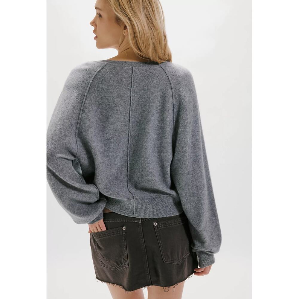 Free People Porta Cashmere Henley Sweater - Picture 2 of 7